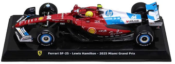 1-24-f1-ferrari-sf-25-2025-hamilton-with-helmet-miami-gp