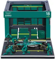 1:43 f1 Aston Martin amr25 2025 Pit Pass Diorama Stroll