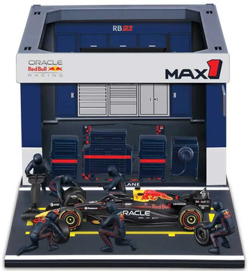 1-43-f1-red-bull-racing-rb21-2025-pit-pass-diorama-verstappe