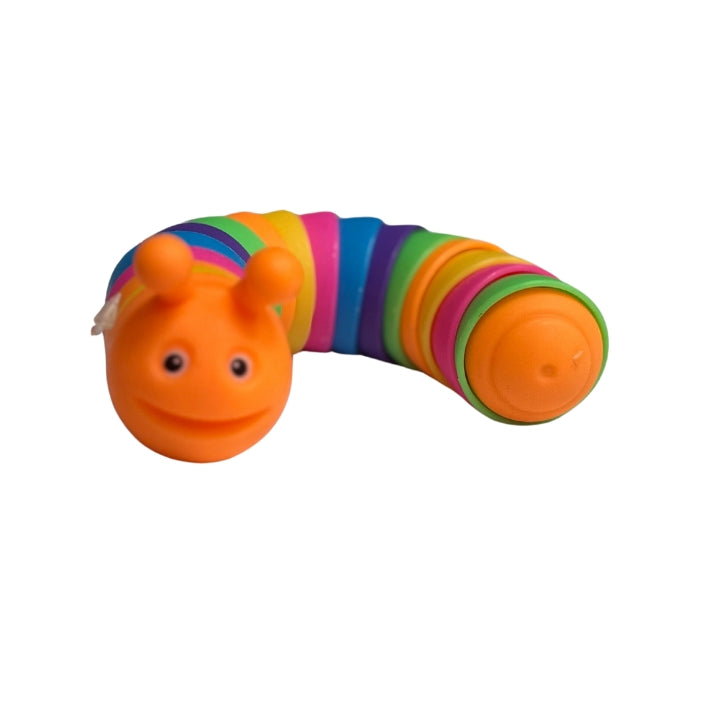 Fidget Caterpillar - 18.5cm Stretchy Rainbow Toy for Kids