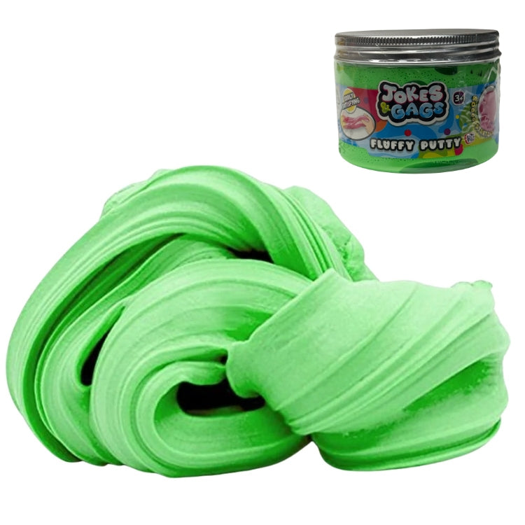 Fluffy Putty Sooooo Stretchy – Green, Blue, Pink, Yellow Fun Toy