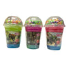 Super Slime with Toy! Dino Saurios Fun – Squishy Dino Surprise Set of 4