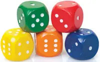 5 Dice Wooden