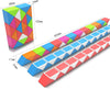 Unclejay's Magic Snake with 24 and 36 Block Segments, Magic Snake Cube Twist Puzzle - 3D Puzzles Games Fidget Snake Toy for Kids and Adults - Random Style