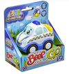 Tiny Teamsterz Beep & Go | Push Along Toy Vehicles for Toddlers | Light & Sound Cars | 9 Assorted Designs