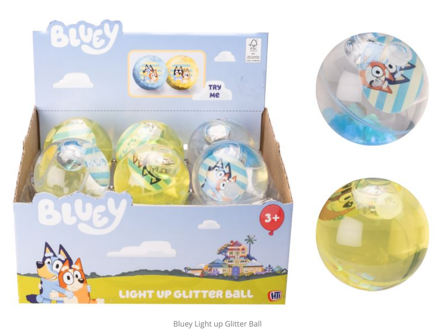 Bluey Light Up Glitter Ball
