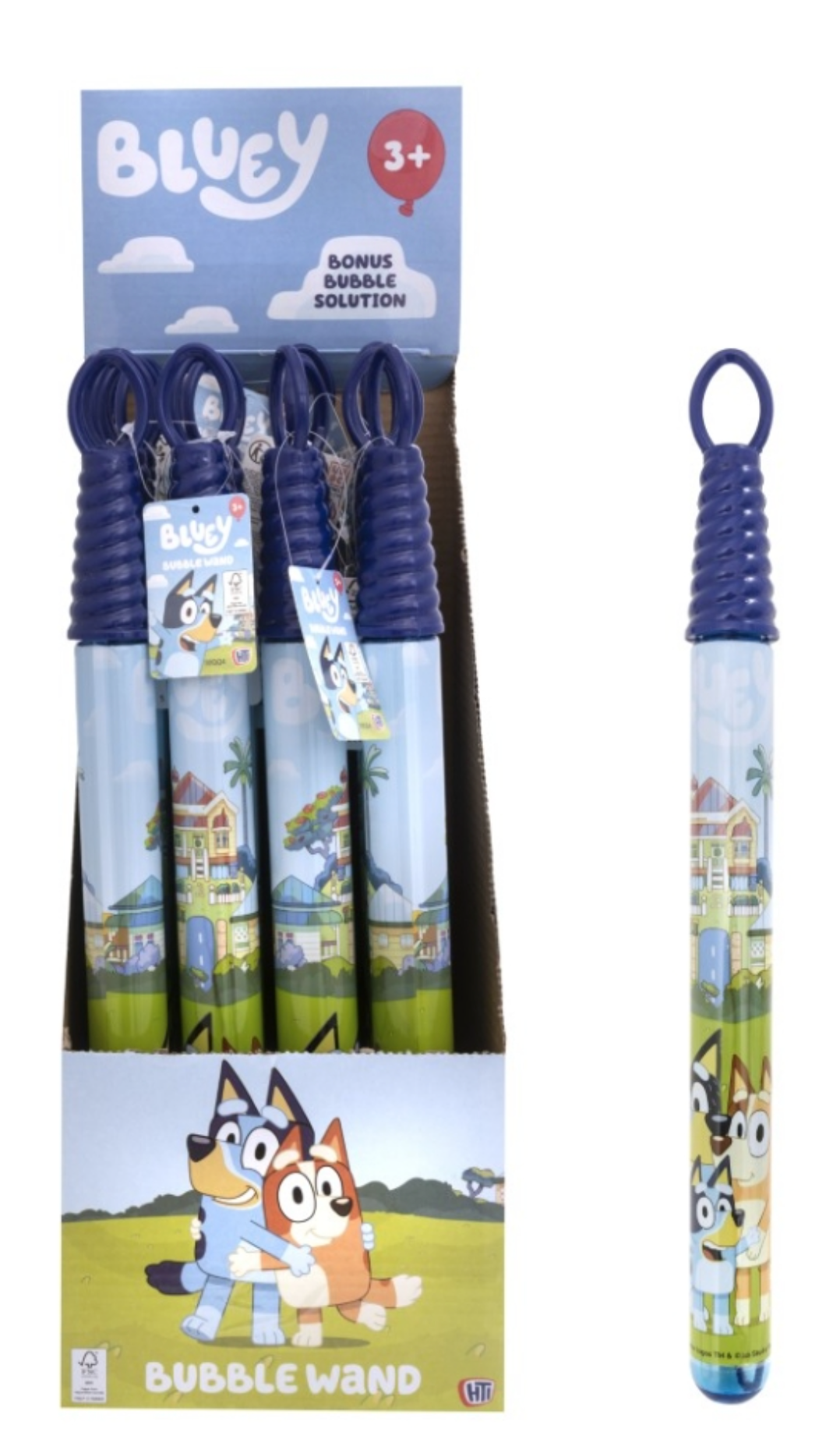 Bluey 2 in 1 Mega Bubble Wands