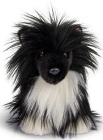 Animigos World Of Nature 18cm Black Chinese Crested Dog