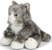 Animigos World Of Nature Grey Fluffy Cat