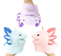 Axolotl Hand Puppet Toy Assorted