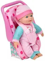 Baby Boo Talking Doll & Car Seat - 30cm Assorted