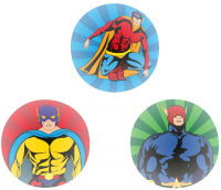 Ball Jet 3.3cm Super Hero 4 Assorted Cols