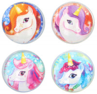 Ball Jet 3.3cm Unicorn 4 Assorted