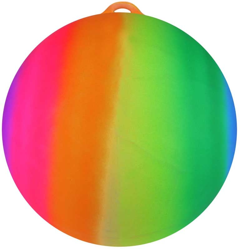Ball PVC 25cm 80g Rainbow W/hook