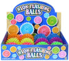 Ball Spikey With Light 6.5cm 6 Assorted Cols