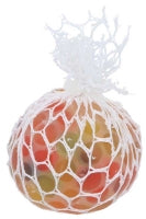 Ball W/mesh And Beads Squeeze 4.5cm Assorted