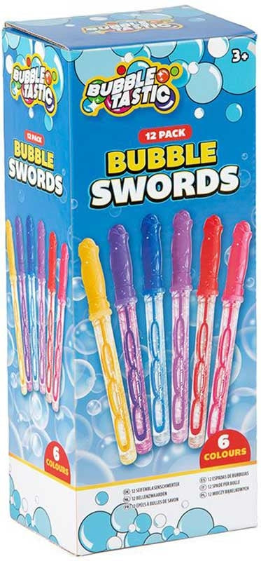 Box 12 Bubble Swords Assorted