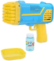 Bubble Gun B/o 36 Hole w/50ml Bubble Tub And Dish