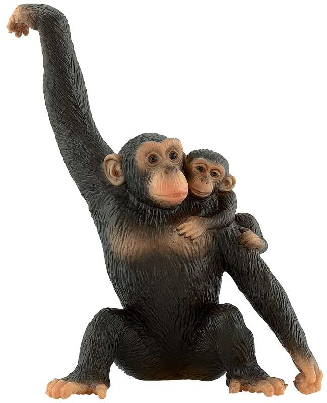 Bullyland - Chimpanzee With Baby 63594