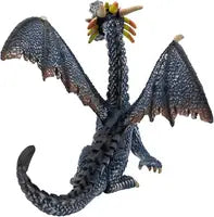 Bullyland - Dragon Sitting Blue/silver 75594