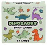 Cards Mini Dinosaur Snap Game 28 Pcs