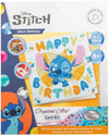 Craft Buddy - Stitch Birthday - 18x18cm Crystal Art Card