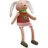 Woven Fabric Miss Rabbit Soft Toy