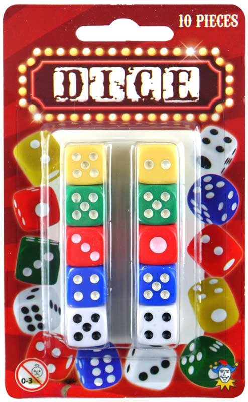 Dice 1.4cm 10 Pce Set