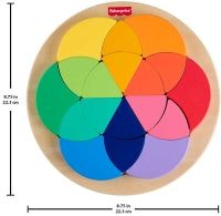Fisher-price Wooden Color Wheel Puzzle