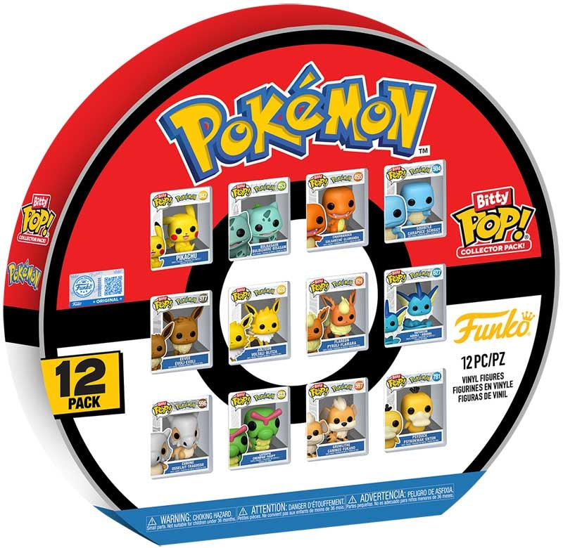 Funko Bitty Pop: Pokemon - 12pc Mltipk