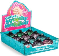 Glitter Squishy Mesh Ball Assorted