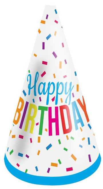 144-hat-cone-happy-birthday-16-5cm-6-assorted-cols