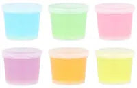 Henbrandt Glow In The Dark Slime Mini Tubs Assorted