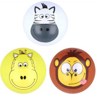 Inflatable Beach Ball Jungle Faces 30 Cm Assorted