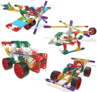 Knex Custom Cruisers 100 Pc - 30 Model Set With Bag