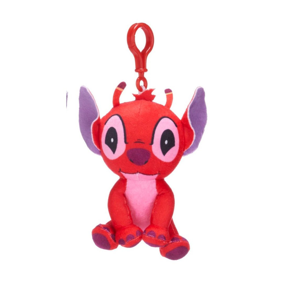 Unclejay's 11.5cm Disney Lilo & Stitch Plush Toy Keyring Bag Clips - Lilo, Stitch, and Leroy Variations