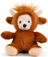 Little Dress Up Bear - Highland Cow
