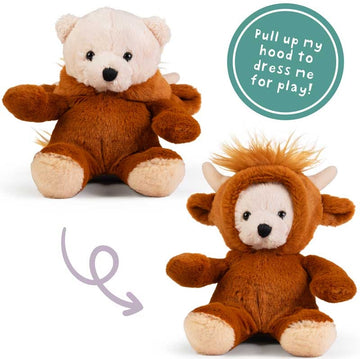 little-dress-up-bear-highland-cow
