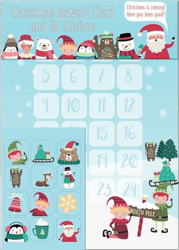 north-pole-advent-reward-chart
