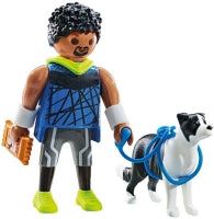 Playmobil 71740 My Life Jogger With Border Collie Collectibl