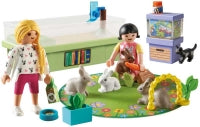 Playmobil 71753 My Life Family With Rabbits Starter Pack