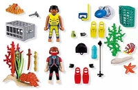 Playmobil - Police Diver With Treasure