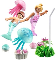 Playmobil Princess Magic: Mermaid Children With Jellyfish