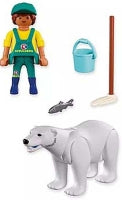 Playmobil - Zoo: Polar Bear With Baby