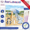 Safari Animals - 30x30cm Paint By numb3rs Kit