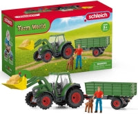 Schleich Tractor With Trailer