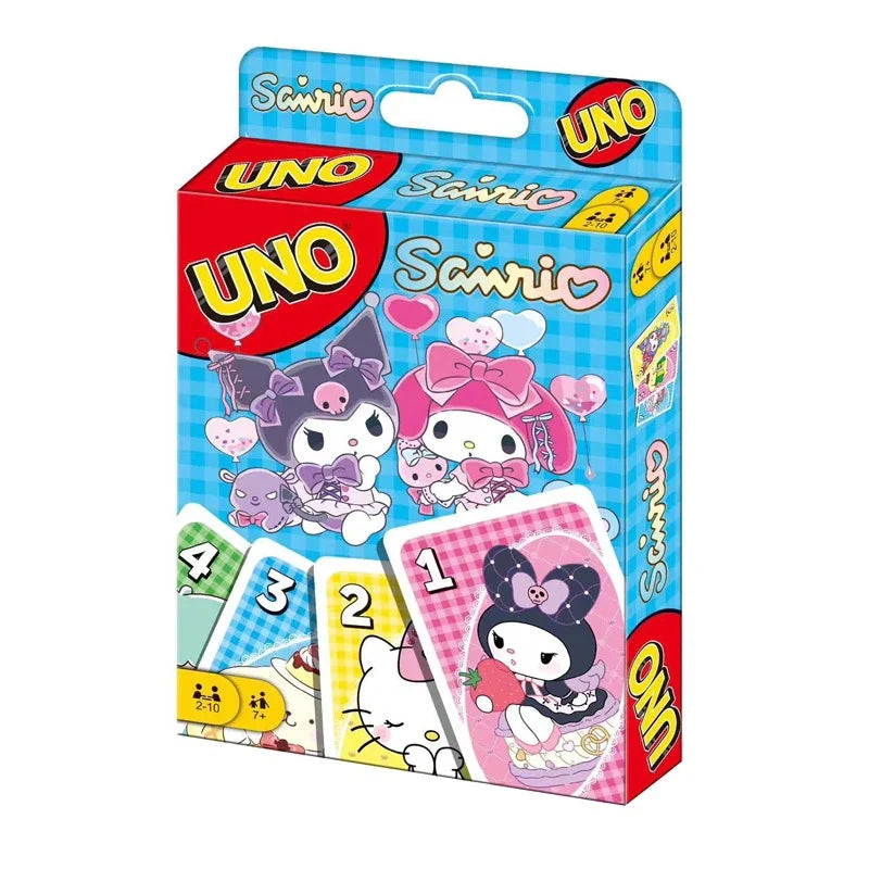 "Family Fun with Mattel Games UNO! Find it at Uncle Jay's!"