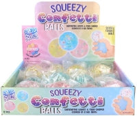 Squeeze Confetti Ball 6cm Assorted