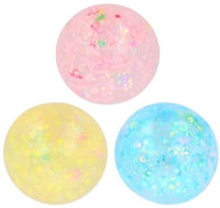 Squeeze Confetti Ball 6cm Assorted
