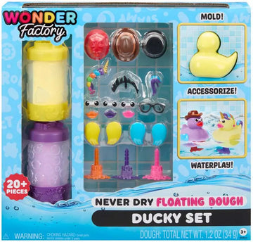 wonder-factory-never-dry-floating-dough-ducky-playset
